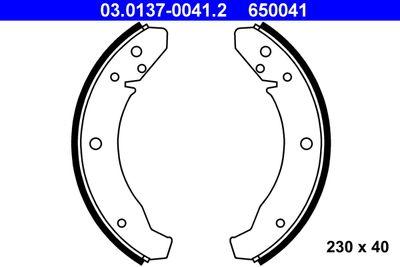 Bromsbackar - Bromsbackar, sats ATE 03.0137-0041.2