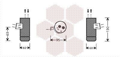 Torkfilter - Torkare,m klimatanläggning VAN WEZEL 3000D104