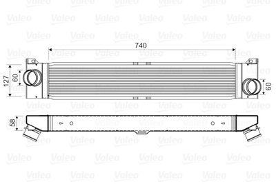 Intercooler - Laddluftkylare VALEO 818569