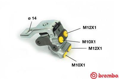 Bromskraftregulatorer - Bromskraftsregulator BREMBO R 85 004