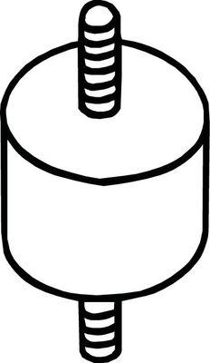 Gummirem, avgassystem - Gummilist, avgassystem BOSAL 255-517