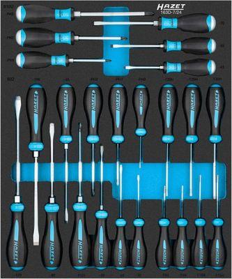 Skruvmejslar - Skruvmejselsats HAZET 163D-7/24