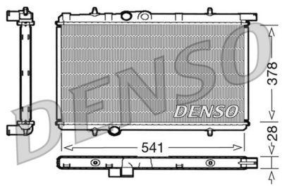 Kylare - Kylare, motorkylning DENSO DRM21021