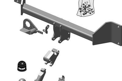 Dragkrokar och kablagekit - Släpfordonstillkoppling BRINK 536200
