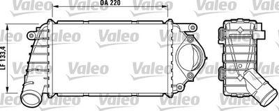 Intercooler - Laddluftkylare VALEO 817486