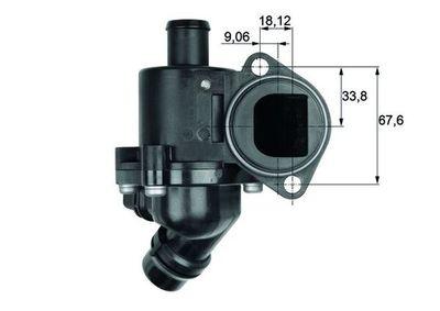 Termostat - Termostat, kylmedel MAHLE TM 3 100