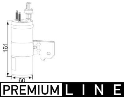 Torkfilter - Torkare,m klimatanläggning MAHLE AD 3 000P