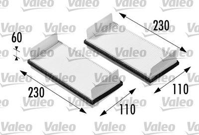 Pollenfilter - Filter, kupéventilation VALEO 698712