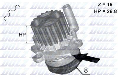 Vattenpump - Extravattenpump (kylvattenkretslopp) DOLZ A224