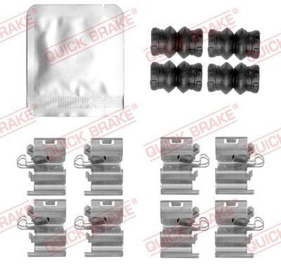 Bromssystem tillbehör - Tillbehörssats, skivbromsbelägg QUICK BRAKE 109-0168