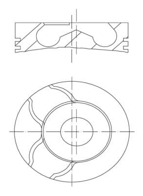 Kolv - Kolv MAHLE 021 58 02