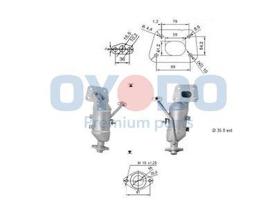 Katalysator - Katalysator OYODO 10N0128-OYO