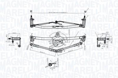 Torkarstag - Torkartransmission MAGNETI MARELLI 085570190010