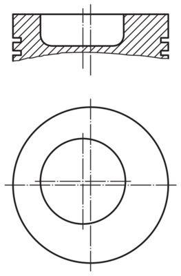 Kolv - Kolv MAHLE 004 51 03