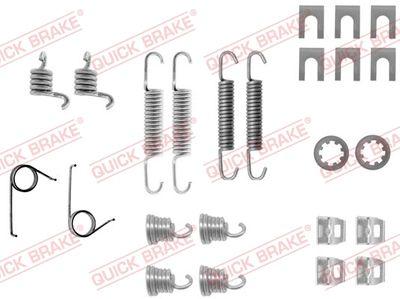 Bromstrummedelar - Tillbehörssats, bromsbackar QUICK BRAKE 105-0554