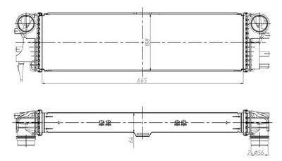 Intercooler - Laddluftkylare NRF 309037