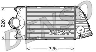 Intercooler - Laddluftkylare DENSO DIT28015