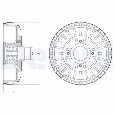 Bromstrummor - Bromstrumma DELPHI BFR621