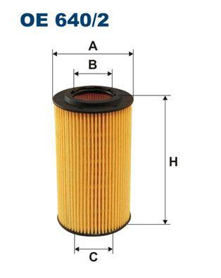 Oljefilter - Oljefilter FILTRON OE 640/2