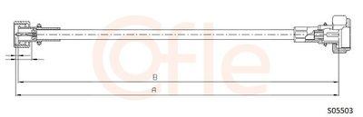 Hastighetsmätarvajer - Hastighetsmätaraxel COFLE 92.S05503