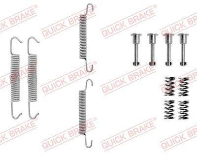 Handbroms delar - Tillbehörssats, bromsbackar, parkeringsbroms QUICK BRAKE 105-0621