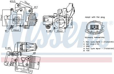 EGR-ventil - Agr-Ventil NISSENS 98387