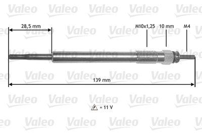 Glödstift - Glödstift VALEO 345211