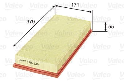 Luftfilter - Luftfilter VALEO 585109