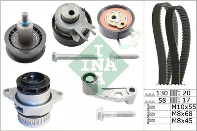 Vattenpump + kamremssats - Vattenpump + kuggremssats INA 530 0089 30