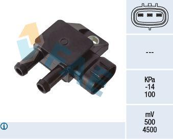 Avgasttryckgivare - Sensor, avgastryck FAE 16123