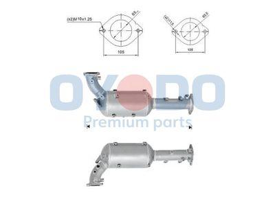 Dieselpartikelfilter - Sot-/partikelfilter, avgassystem OYODO 20N0065-OYO