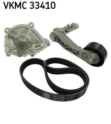 Vattenpump + serpentinremsats - Vattenpump + spårremssats SKF VKMC 33410