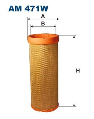 Sekundärt luftfilter/Kupéfilter - Sekundärluftfilter FILTRON AM 471W