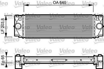 Intercooler - Laddluftkylare VALEO 817994