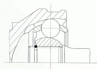 CV-led - Ledsats, drivaxel LÖBRO 302098