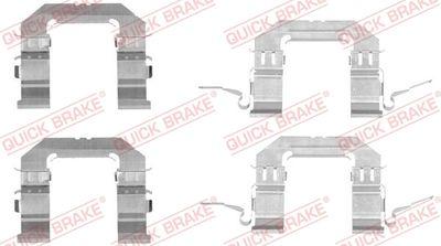 Bromssystem tillbehör - Tillbehörssats, skivbromsbelägg QUICK BRAKE 109-1722