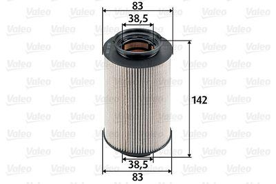 Bränslefilter - Bränslefilter VALEO 587909