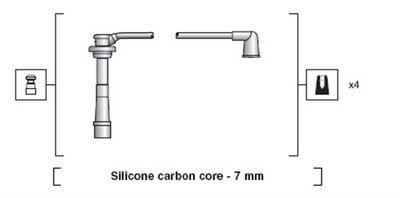 Tändkabel - Tändkabelsats MAGNETI MARELLI 941318111194