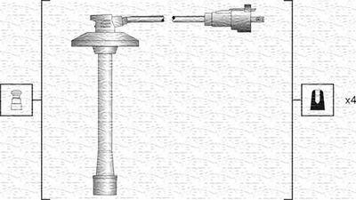 Tändkabel - Tändkabelsats MAGNETI MARELLI 941318111186