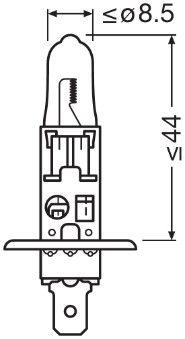 Sökarlampa - Glödlampa, fjärrstrålkastare OSRAM 64150NBS-2HB