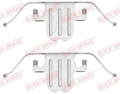 Bromssystem tillbehör - Tillbehörssats, skivbromsbelägg QUICK BRAKE 109-1751