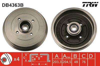 Bromstrummor - Bromstrumma TRW DB4363B