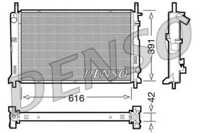 Kylare - Kylare, motorkylning DENSO DRM10071