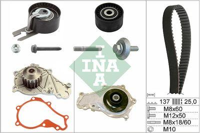 Vattenpump + kamremssats - Vattenpump + kuggremssats INA 530 0375 30