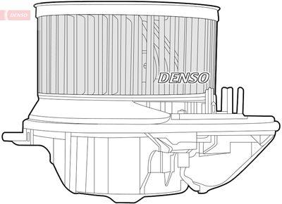 Fläktmotor - Kupéfläkt DENSO DEA07009