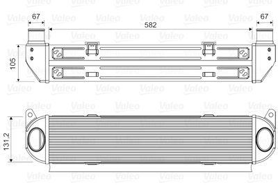 Intercooler - Laddluftkylare VALEO 818359