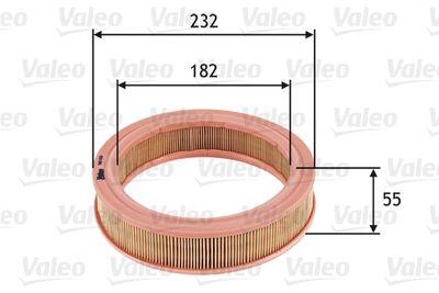 Luftfilter - Luftfilter VALEO 585632