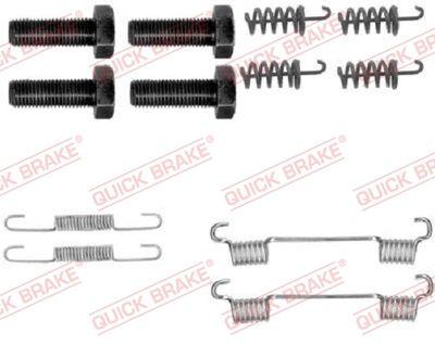 Handbroms delar - Tillbehörssats, bromsbackar, parkeringsbroms QUICK BRAKE 105-0865