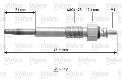 Glödstift - Glödstift VALEO 345159