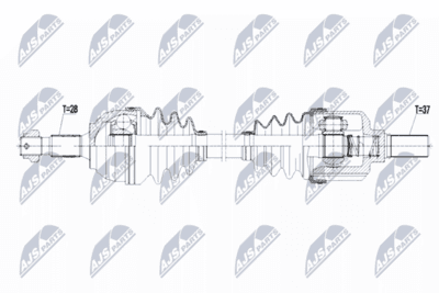 Drivaxel - Drivaxel NTY NPW-CT-093